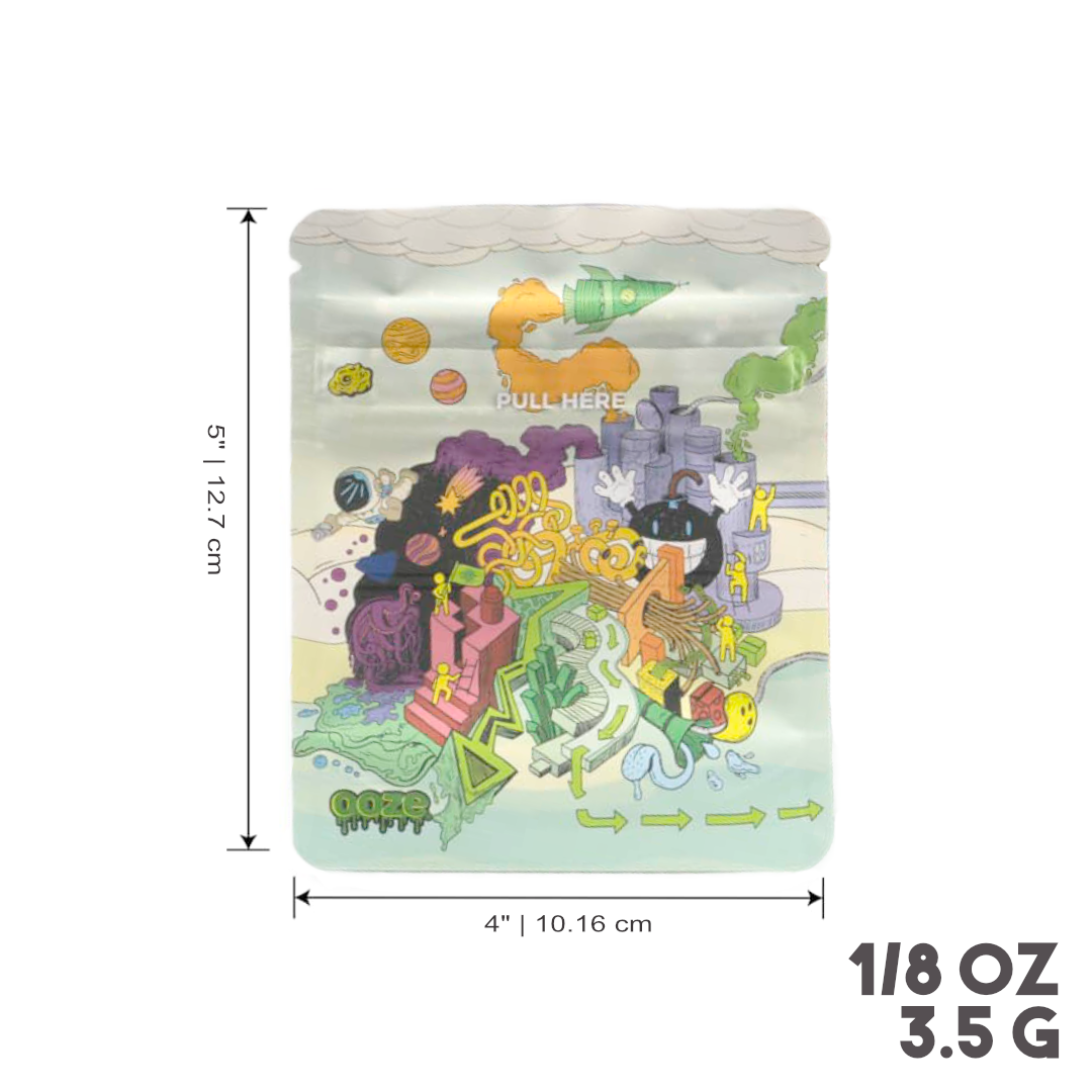 Ooze Designer Series Mylar Bag - Imaginarium